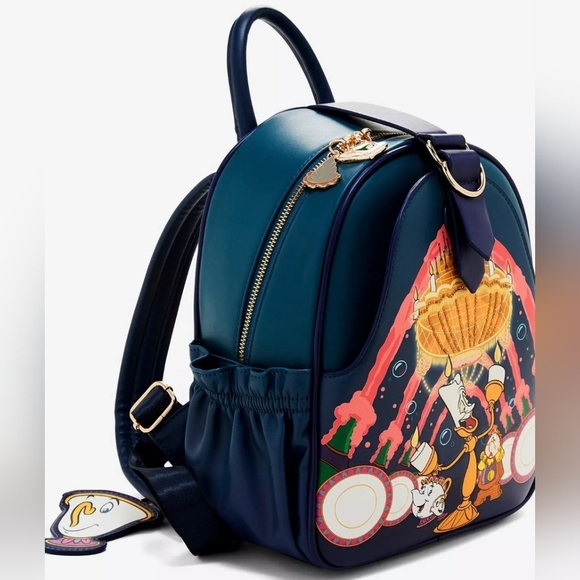 Our Universe Disney Beauty And The Beast Lumiere Be Our Guest Mini Backpack - Picture 3 of 9